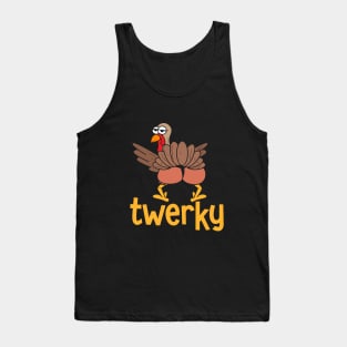 Twerky Turkey Thanksgiving Day Tank Top